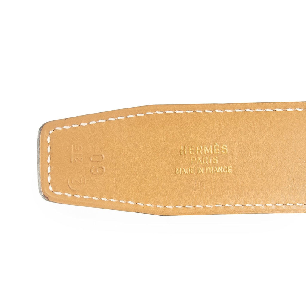 Hermes Constance Belt 32 Black Brown Box Leather — view 4