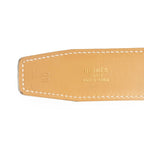 Hermes Constance Belt 32 Black Brown Box Leather — view 4