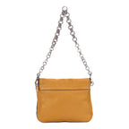Prada CC Logo Fringe Chain Shoulder Beige Vitello Daino Messenger — view 5