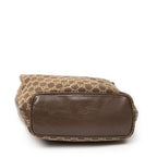 Gucci Vintage Mini Zip Hobo Brown GG Canvas — view 6