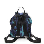 Prada Drawstring Backpack Blue Black Camouflage Nylon — view 5