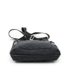 Gucci Front Slip Pocket Crossbody Black GG Canvas — view 6