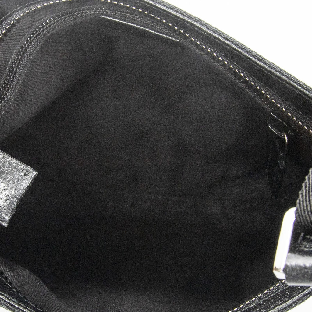 Gucci Front Slip Pocket Crossbody Black GG Canvas — view 9