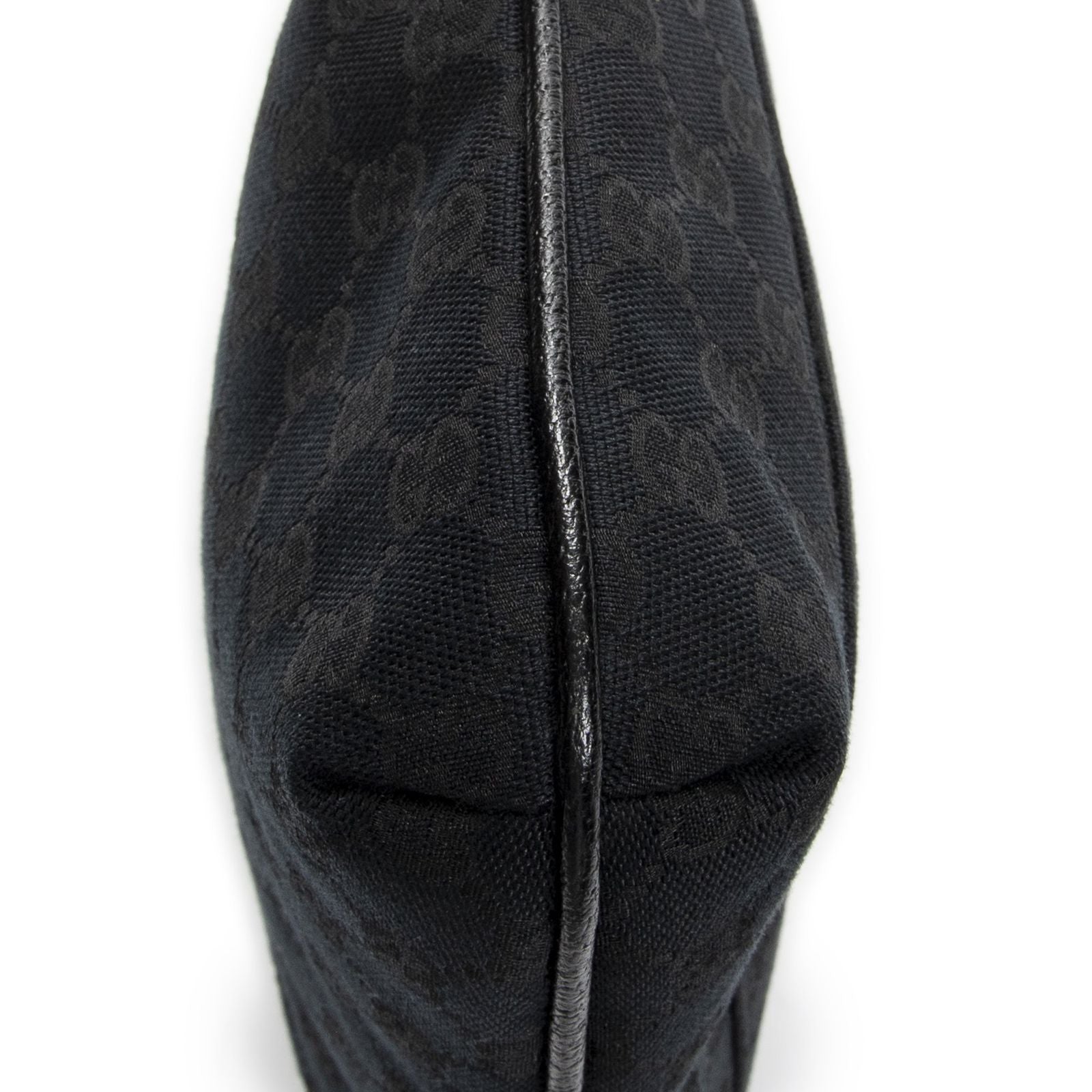 Gucci Front Slip Pocket Crossbody Black GG Canvas — view 7