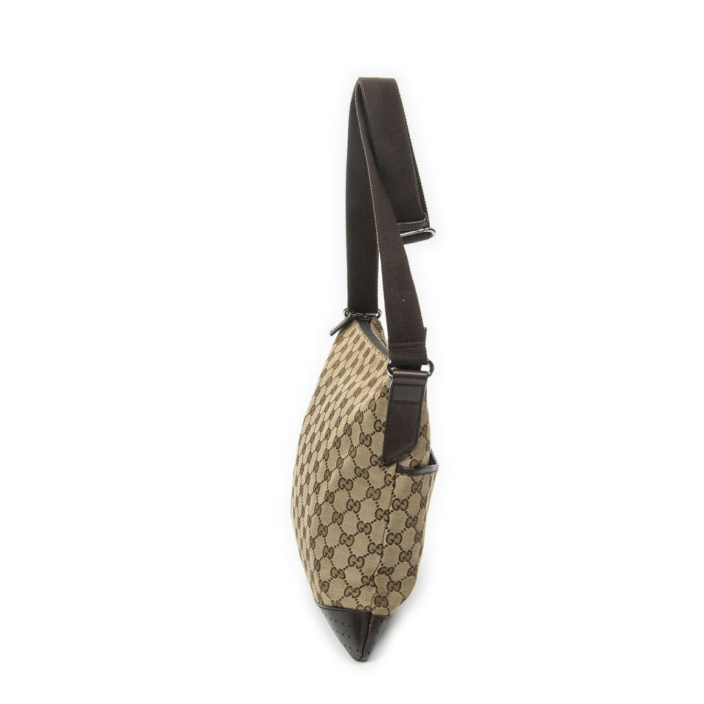 Gucci Web Media Messenger Beige Brown GG Canvas — view 4