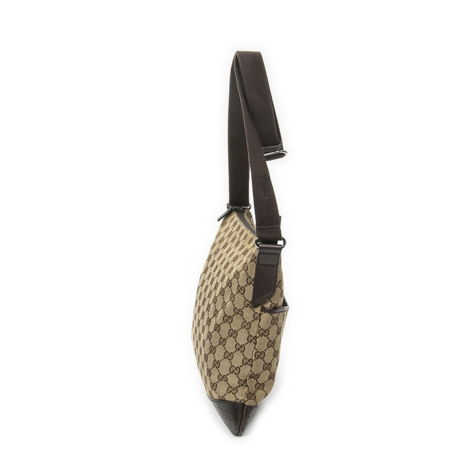 Gucci Web Media Messenger Beige Brown GG Canvas — view 4