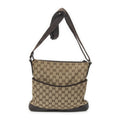 Gucci Web Media Messenger Beige Brown GG Canvas