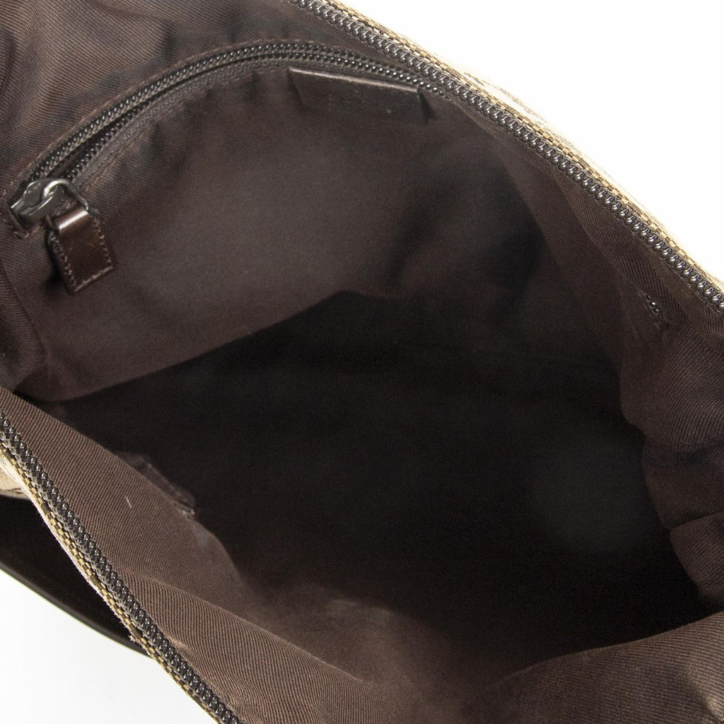 Gucci Web Media Messenger Beige Brown GG Canvas — view 9