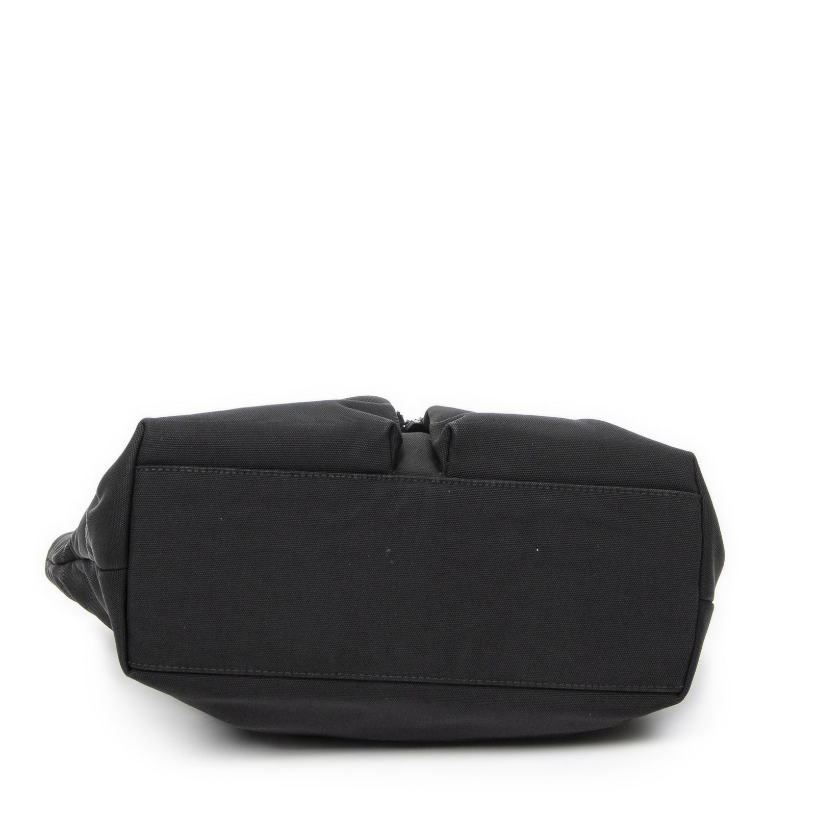 Gucci Double Pocket Satchel Black Nylon Canvas — view 6