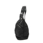 Gucci Double Pocket Satchel Black Nylon Canvas — view 3