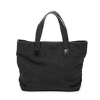 Gucci Double Pocket Satchel Black Nylon Canvas — view 5