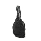 Gucci Double Pocket Satchel Black Nylon Canvas — view 4