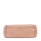 Gucci Bella Bamboo Pink Spike Calfskin Leather Messenger — view 6