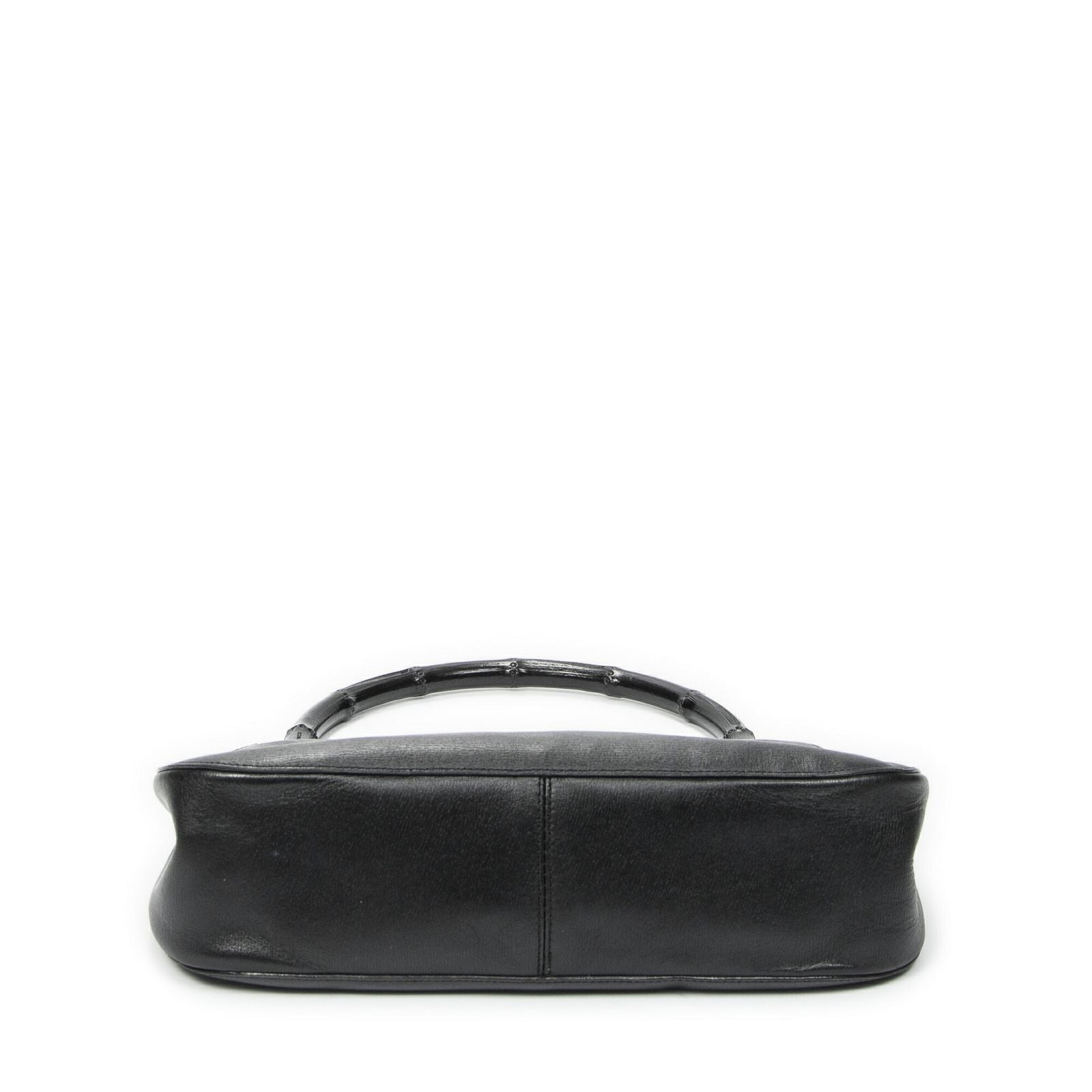 Gucci Bamboo Hobo Black Texture Leather — view 6