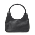 Gucci Bamboo Hobo Black Texture Leather