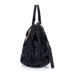 Prada Satchel Black Nappago Full Leather — view 3