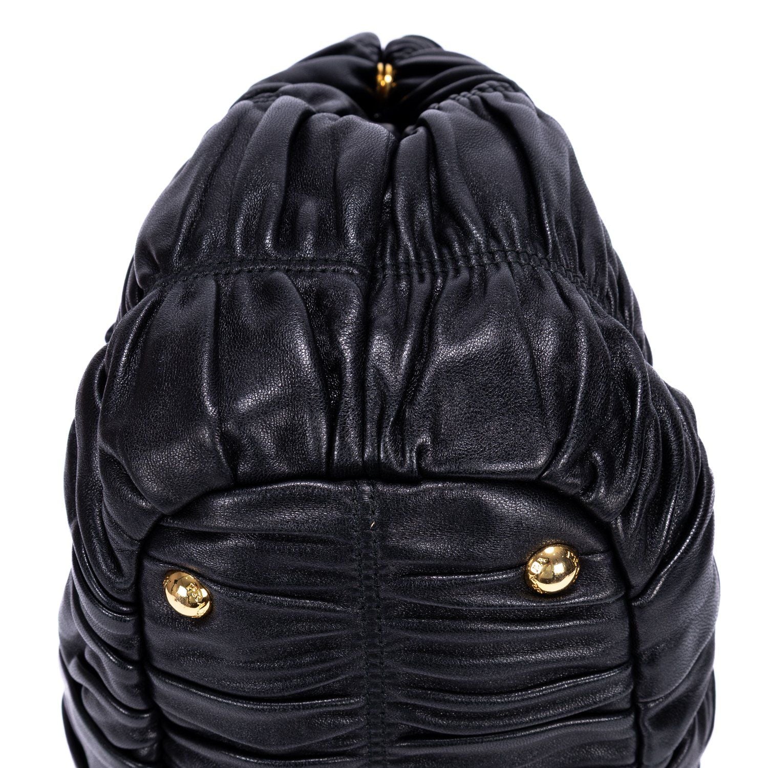 Prada Satchel Black Nappago Full Leather — view 8