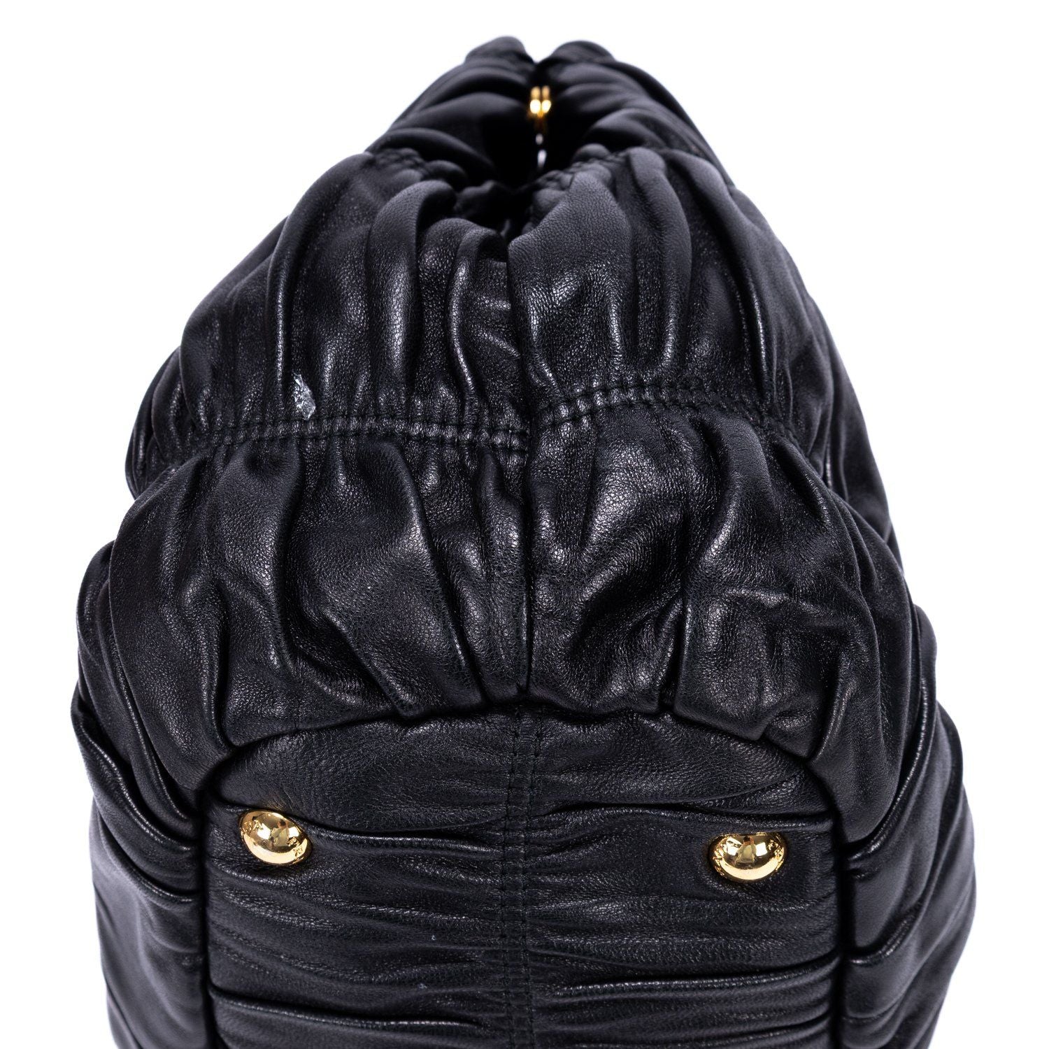Prada Satchel Black Nappago Full Leather — view 7