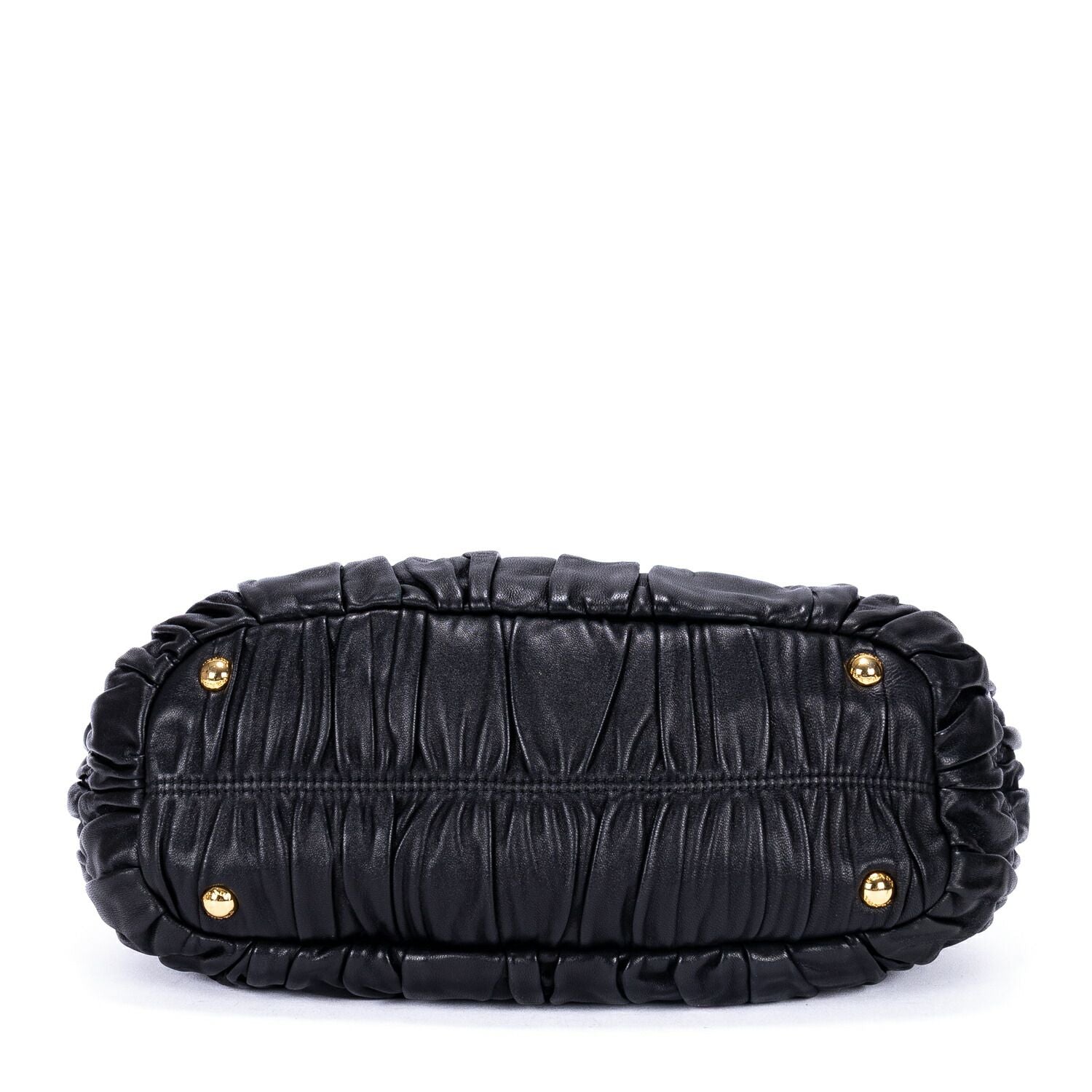 Prada Satchel Black Nappago Full Leather — view 6