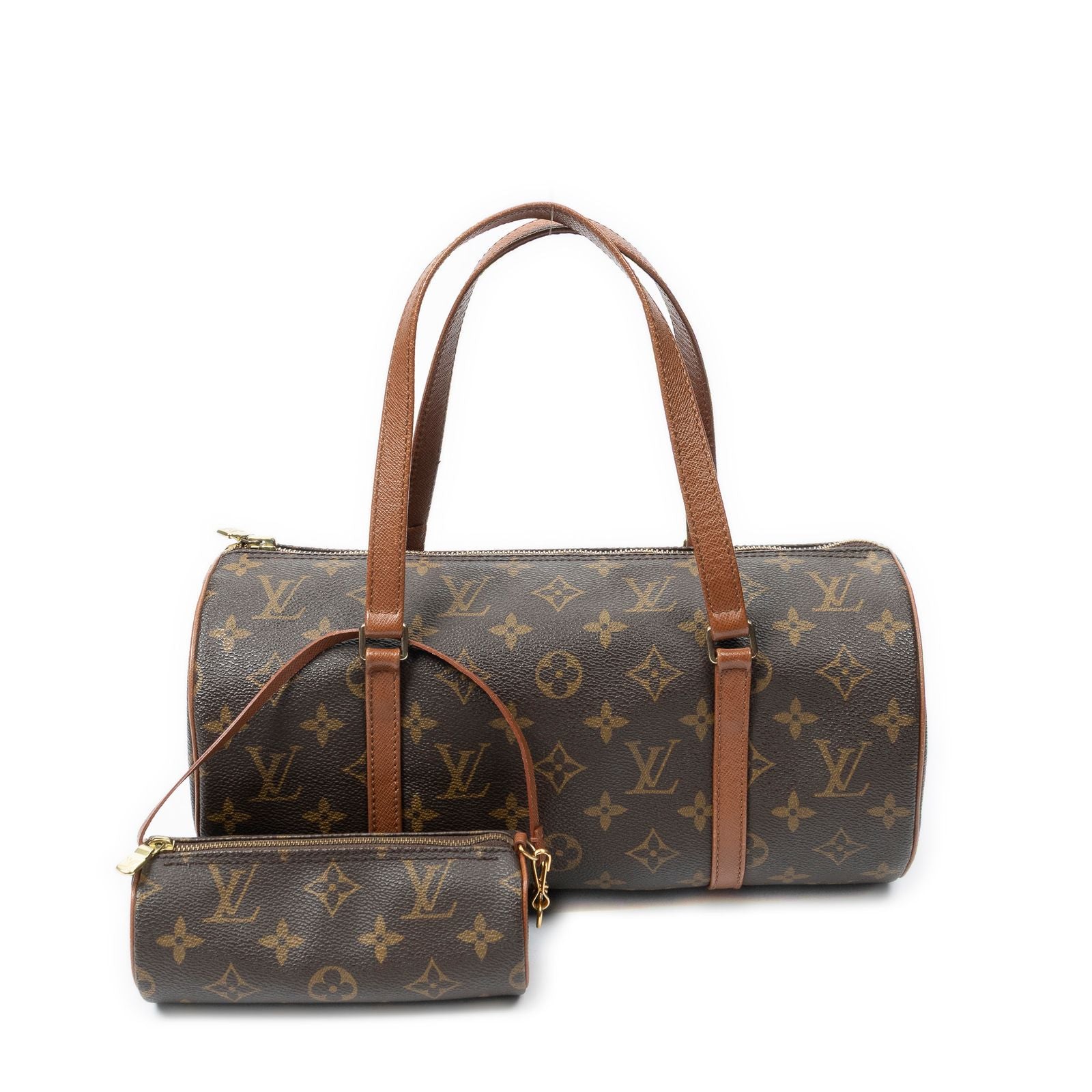 Louis Vuitton Papillon Brown Monogram Canvas Handbag