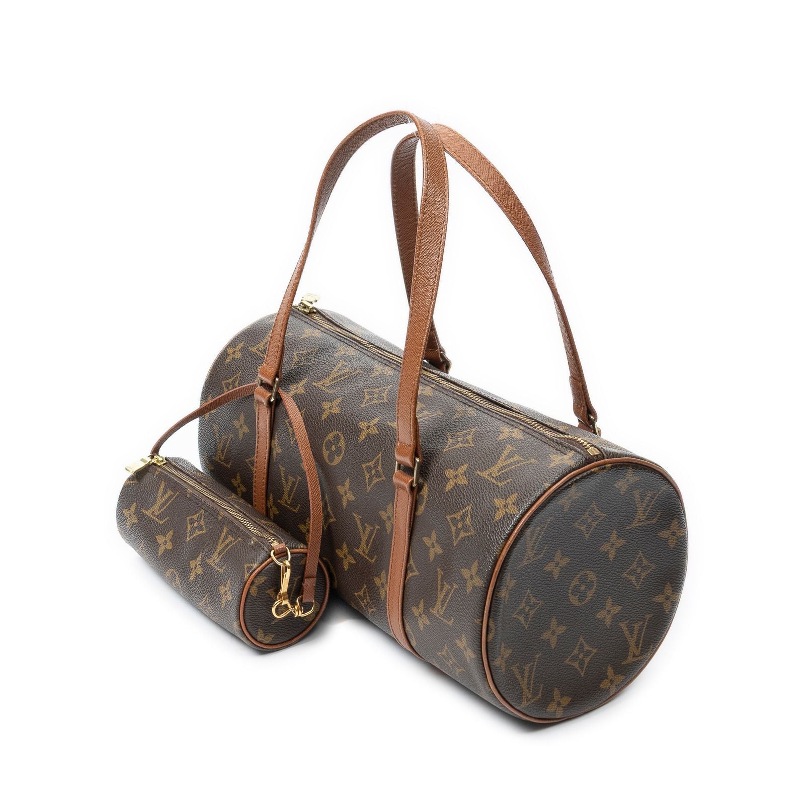 Louis Vuitton Papillon Brown Monogram Canvas Handbag — view 2