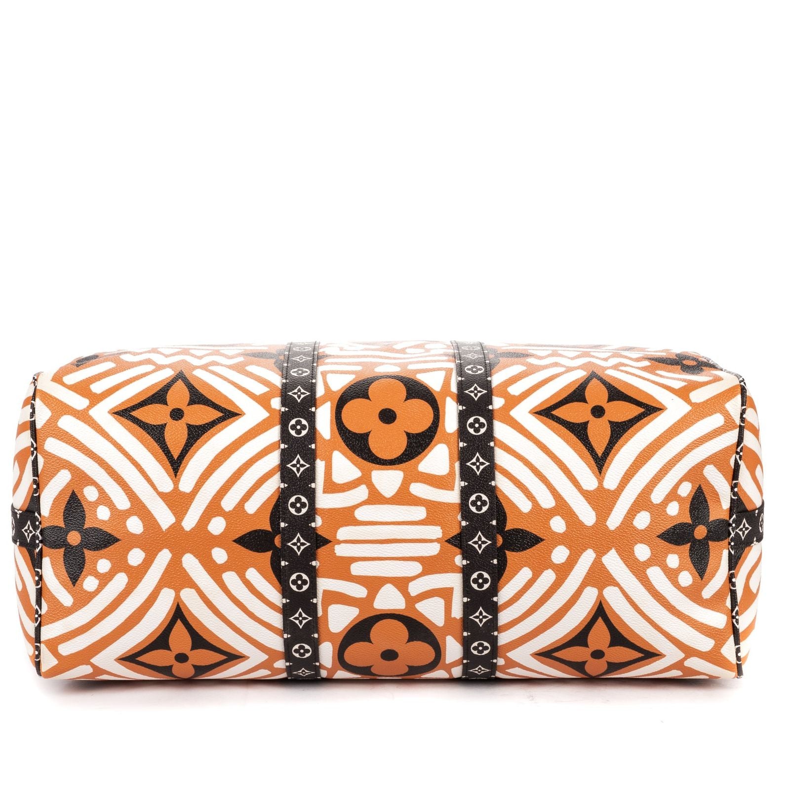 Louis Vuitton Crafty Collection Keepall Orange White Black Vibrant Allover — view 6