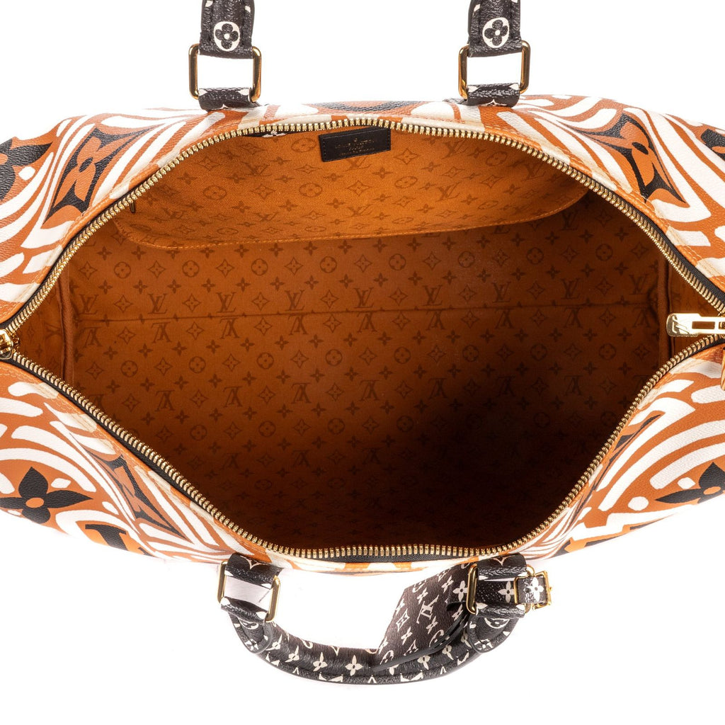 Louis Vuitton Crafty Collection Keepall Orange White Black Vibrant Allover — view 9