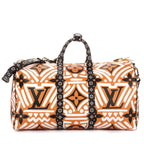 Louis Vuitton Crafty Collection Keepall Orange White Black Vibrant Allover — view 5