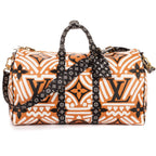 Louis Vuitton Crafty Collection Keepall Orange White Black Vibrant Allover