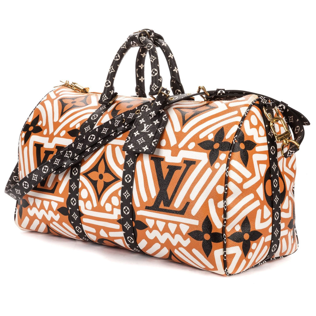 Louis Vuitton Crafty Collection Keepall Orange White Black Vibrant Allover — view 2