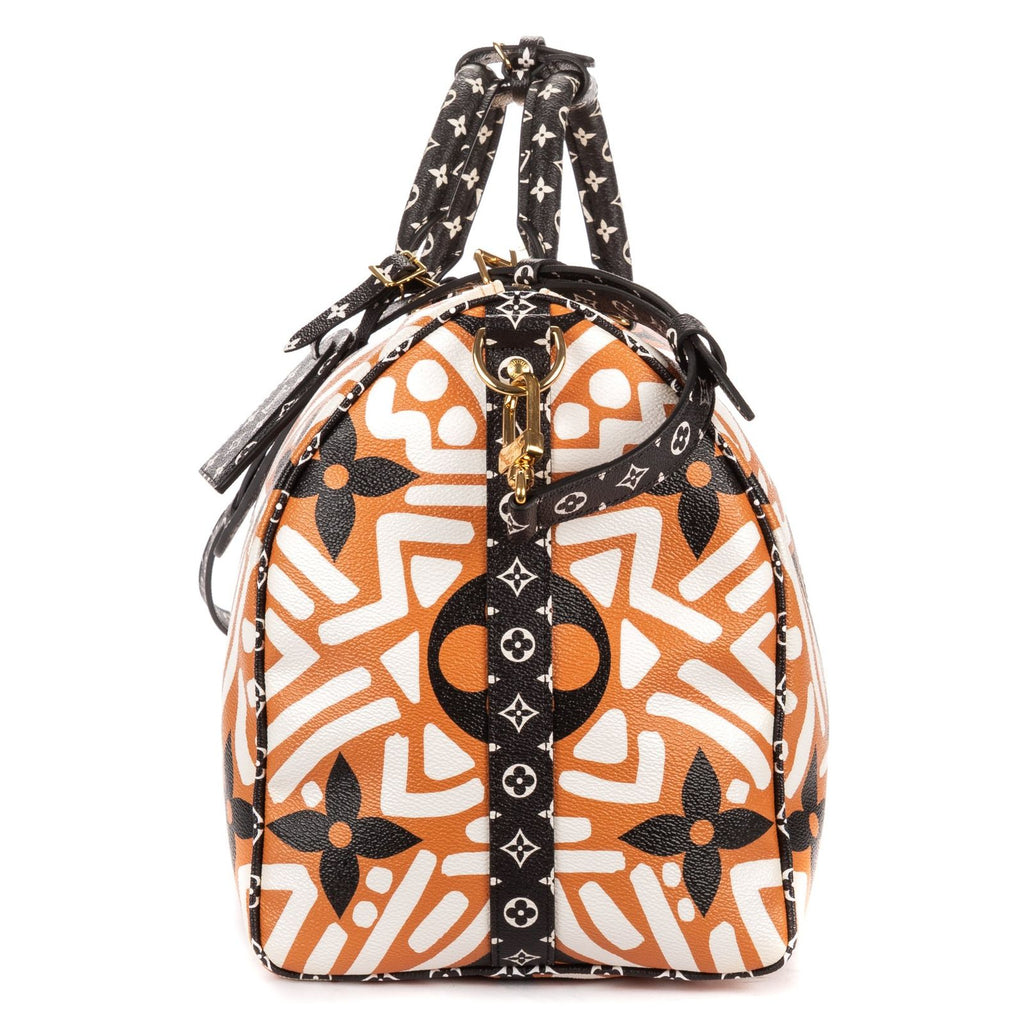 Louis Vuitton Crafty Collection Keepall Orange White Black Vibrant Allover — view 3
