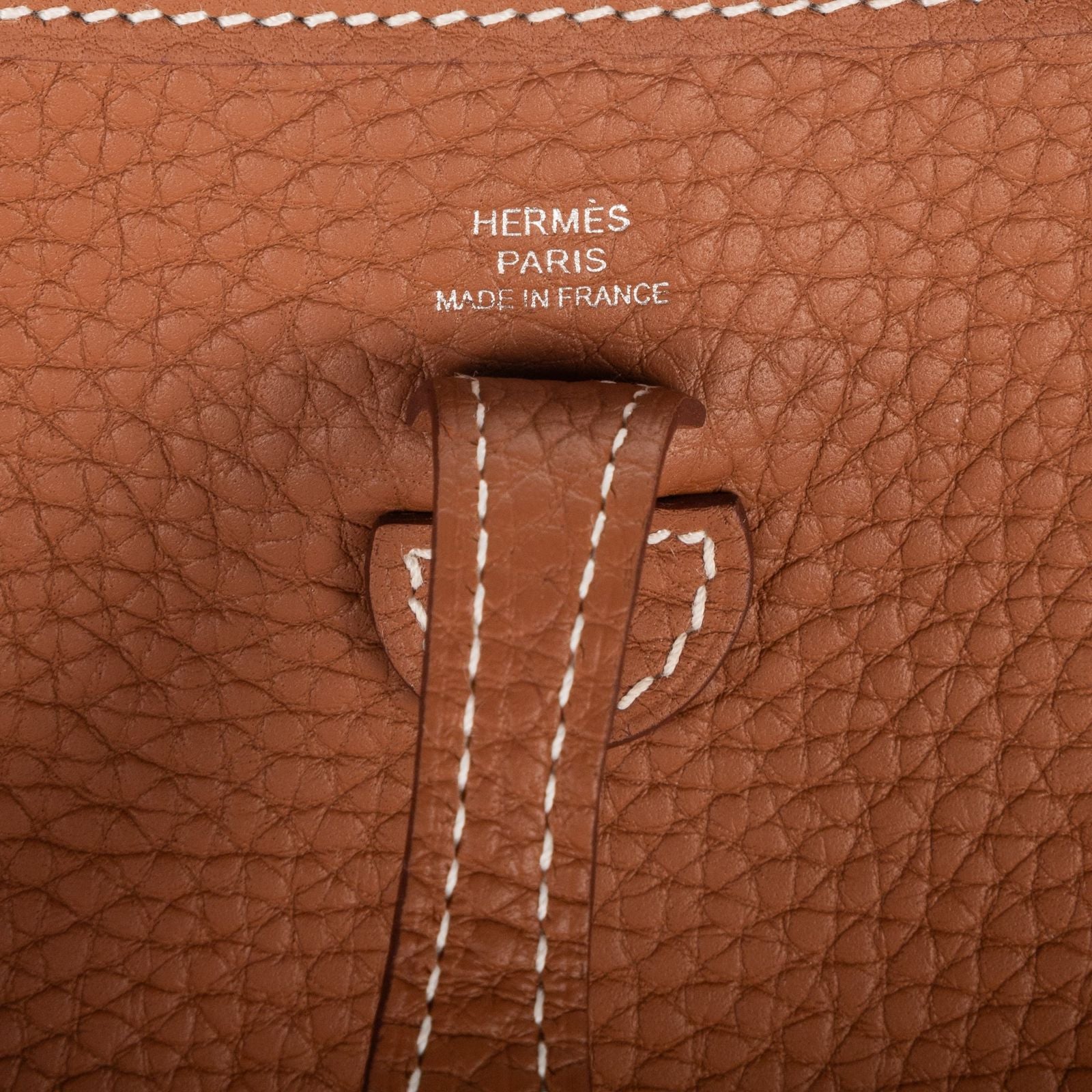 Hermes Evelyne 16 Amazone Brown Clemence Leather Handbag — view 9