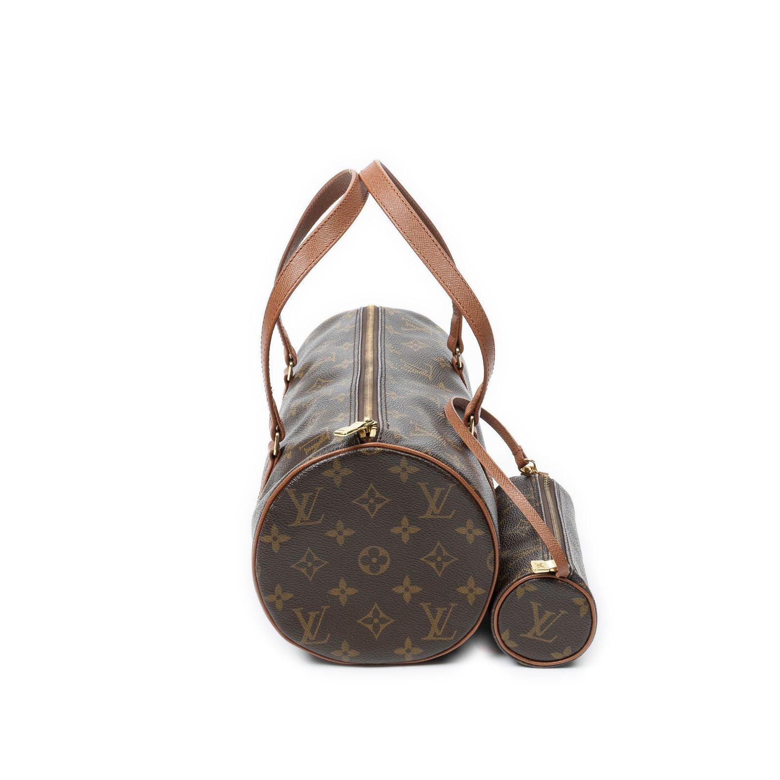 Louis Vuitton Papillon Brown Monogram Canvas Handbag — view 4