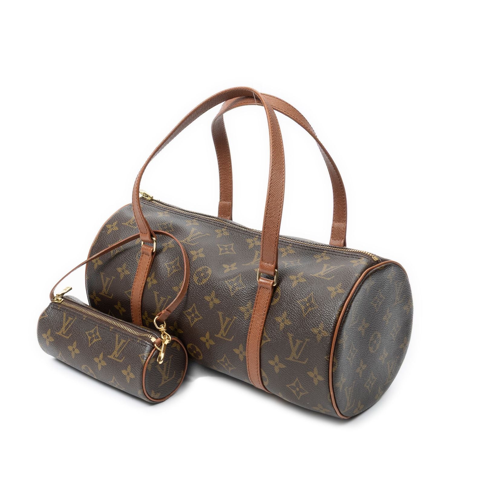 Louis Vuitton Papillon Brown Monogram Canvas Handbag — view 2
