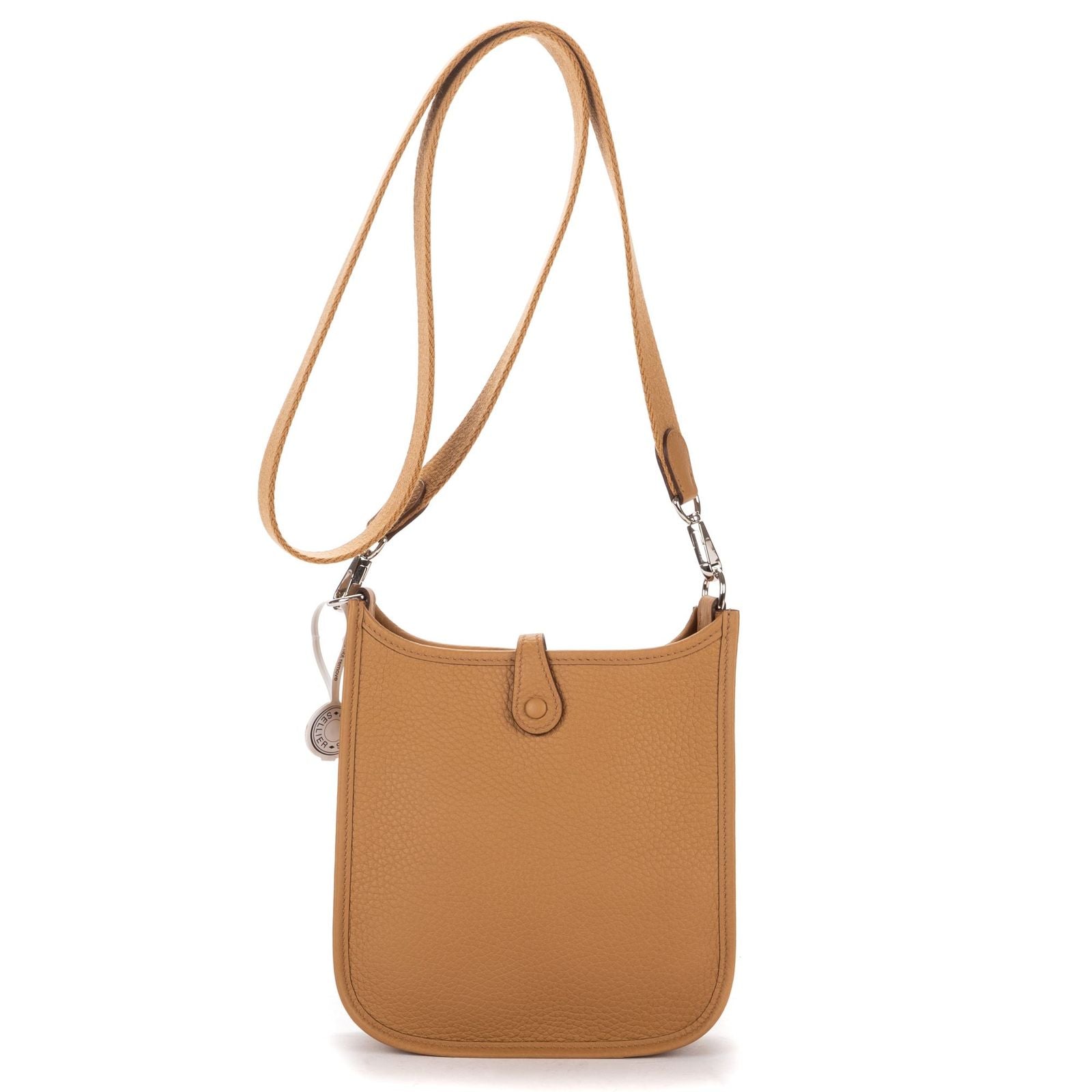 Hermes Evelyne 16 Amazonebiscuit Camel Clemence Leather Handbag — view 5