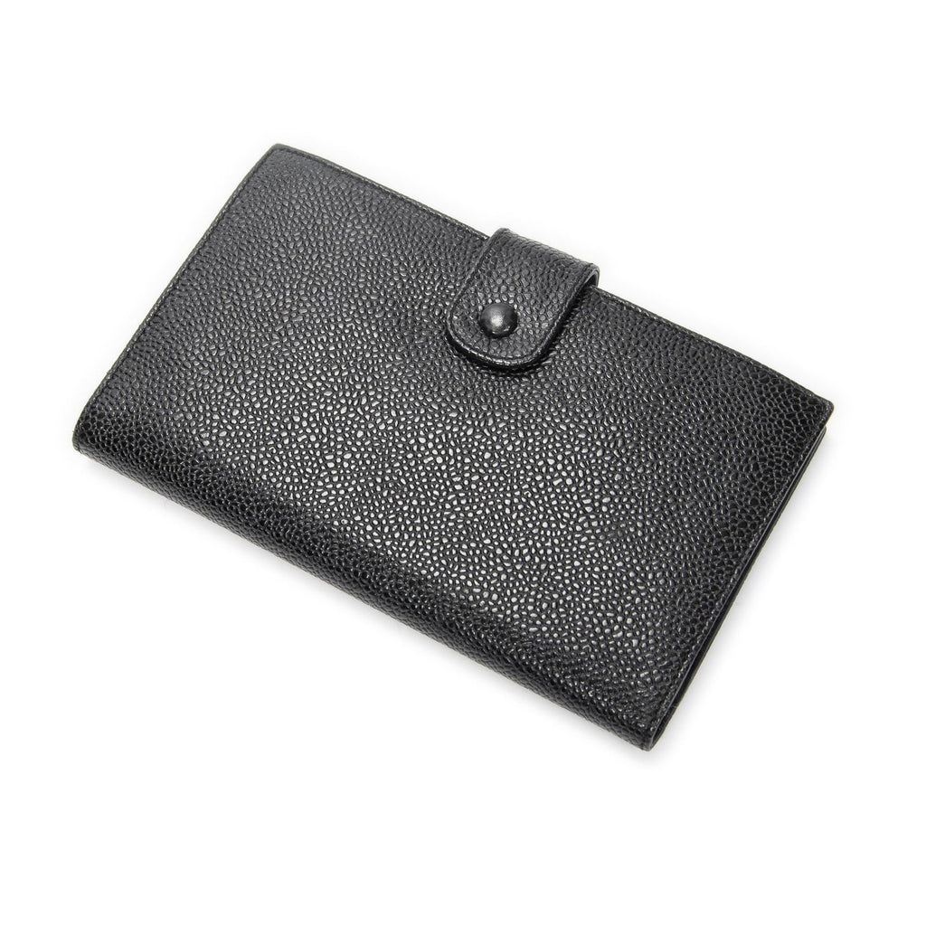 Chanel CC Timeless French Purse Wallet Black Caviar Leather — view 2