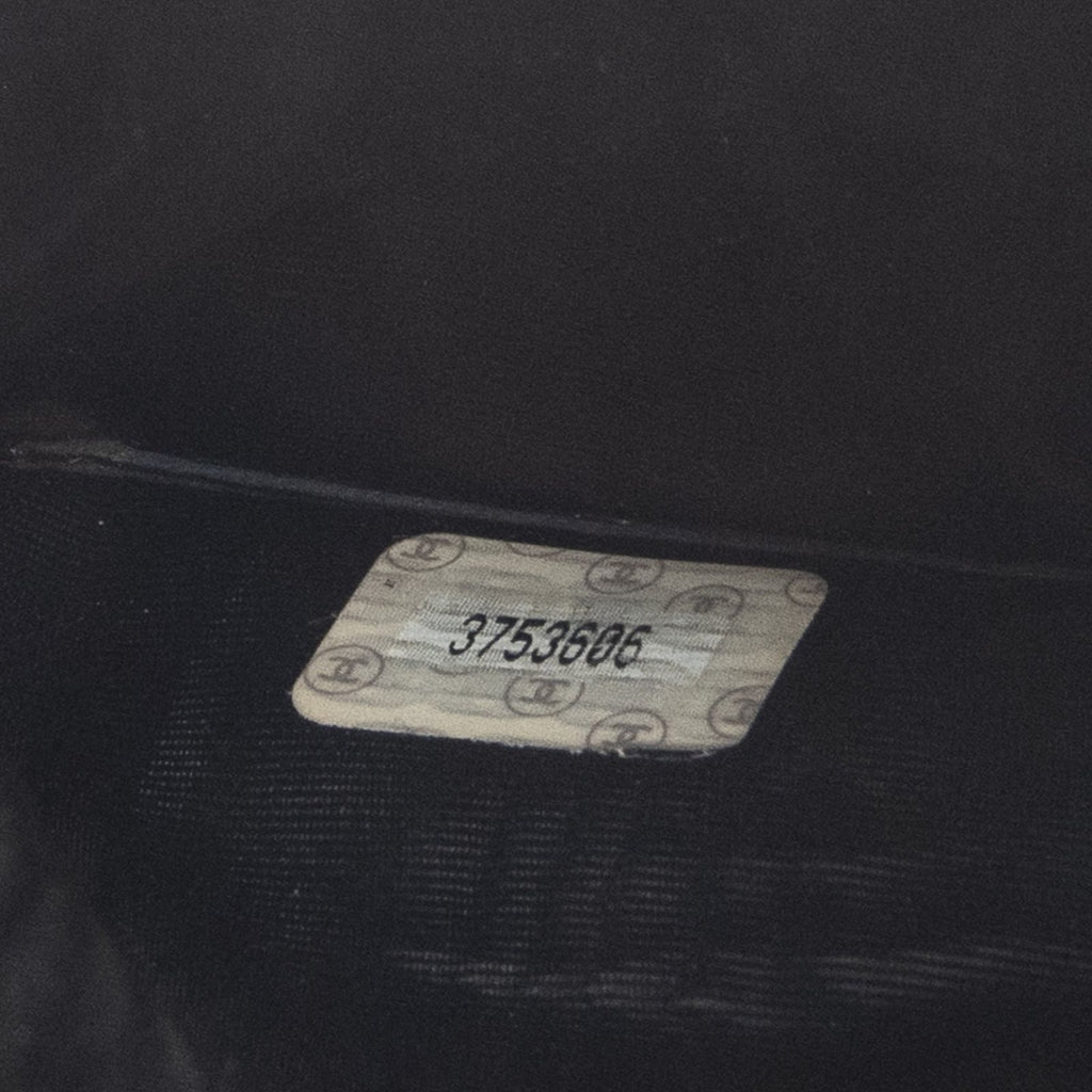 Chanel CC Timeless French Purse Wallet Black Calfskin Leather — view 6