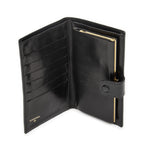 Chanel CC Timeless French Purse Wallet Black Calfskin Leather — view 4