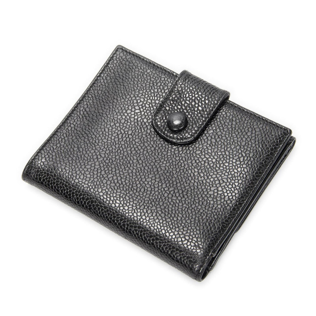 Chanel Timeless Bifold Wallet Black Caviar Leather — view 2