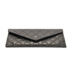 Chanel Envelope Wallet Black Double Quilted Stitch Leather — view 3