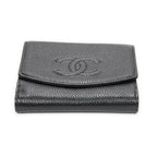 Chanel Timeless Bifold Wallet Black Caviar Leather — view 3