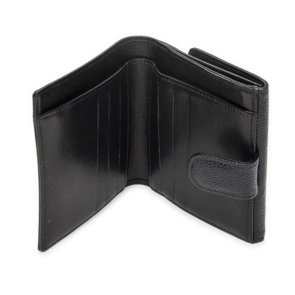 Chanel Timeless Bifold Wallet Black Caviar Leather — view 4