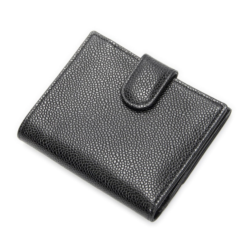 Chanel Timeless Bifold Wallet Black Caviar Leather — view 2