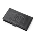 Chanel CC Timeless French Purse Wallet Black Caviar Leather