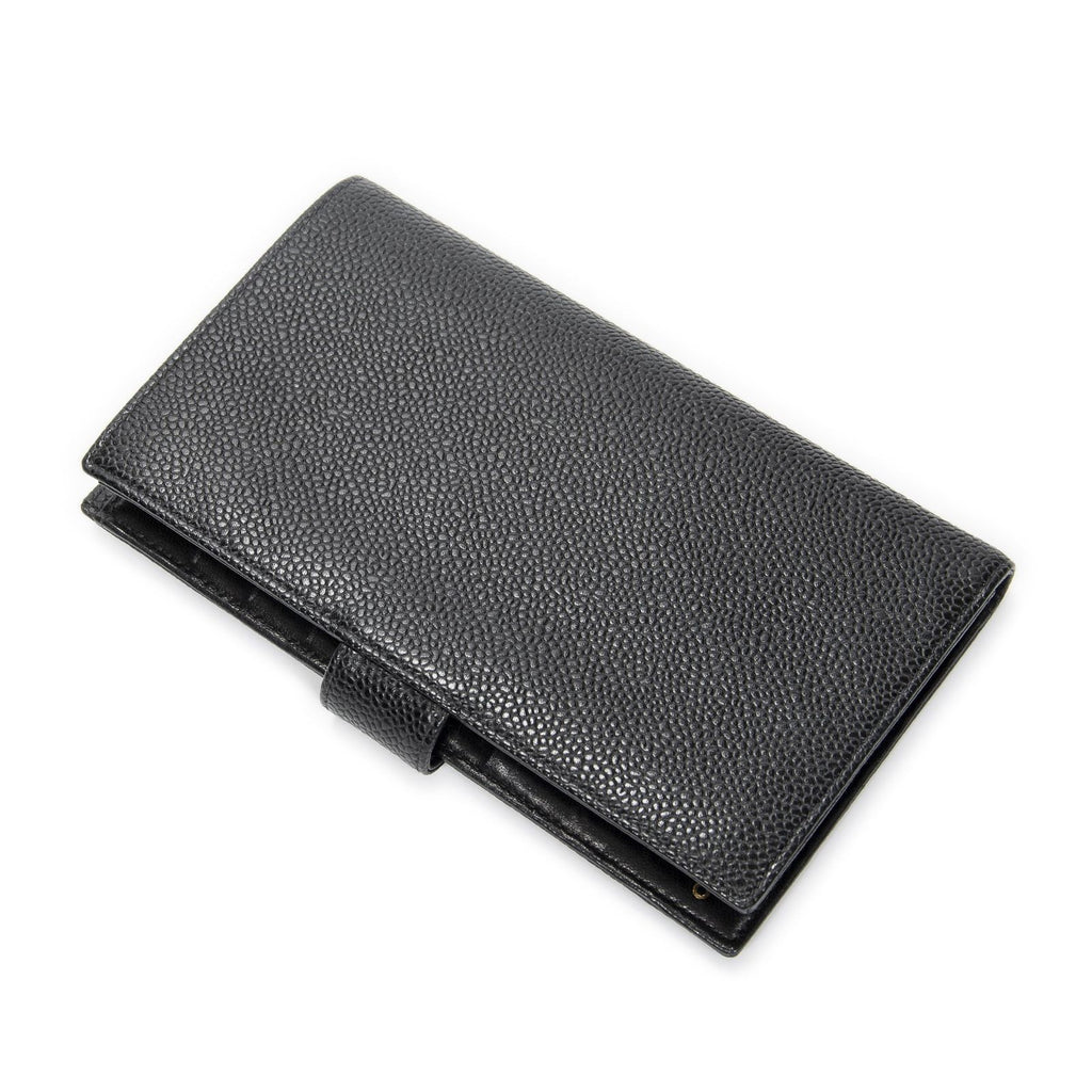 Chanel CC Timeless French Purse Wallet Black Caviar Leather — view 2