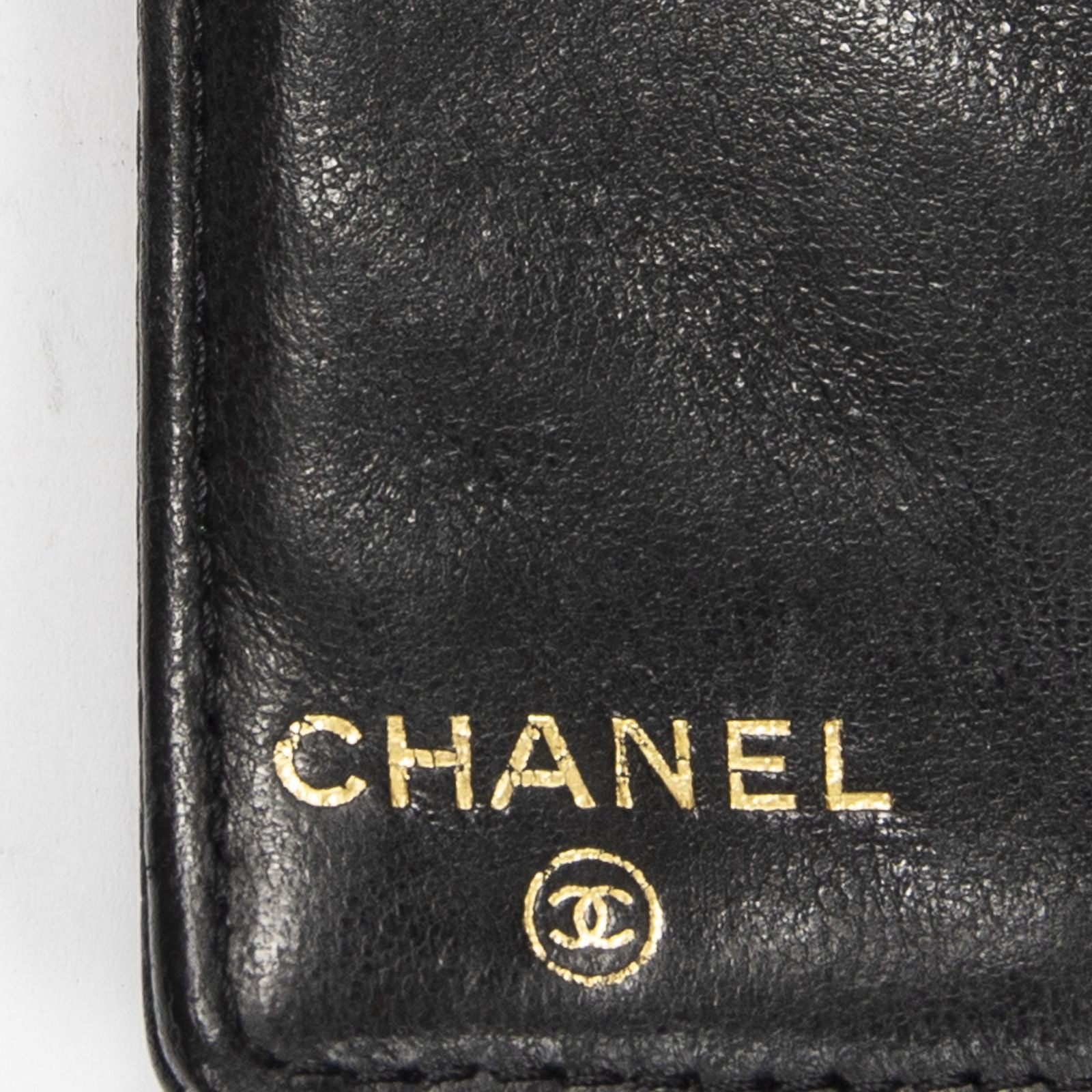 Chanel CC Timeless French Purse Wallet Black Caviar Leather — view 5