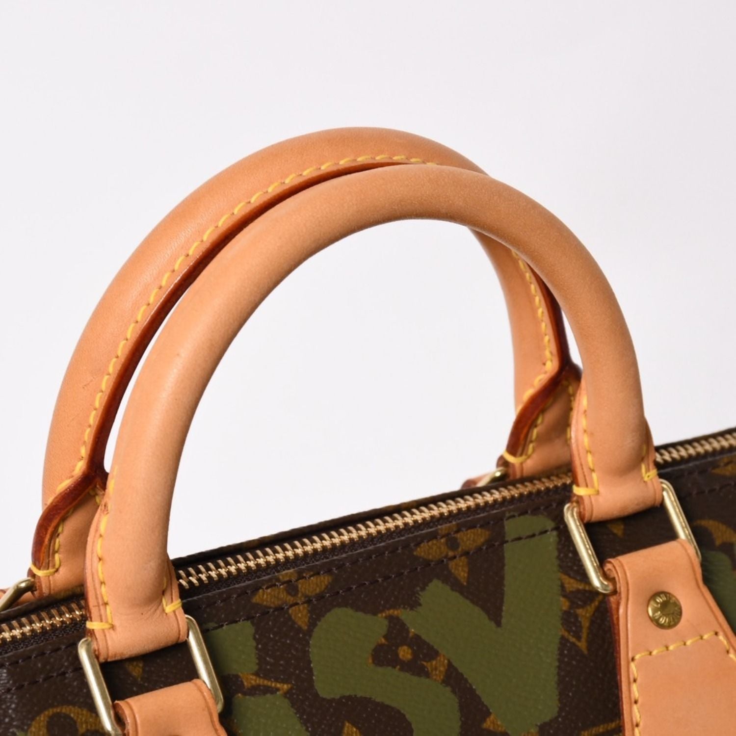 Louis Vuitton Handbag Speedy 30 Monogram Graffiti Khaki Gold — view 5