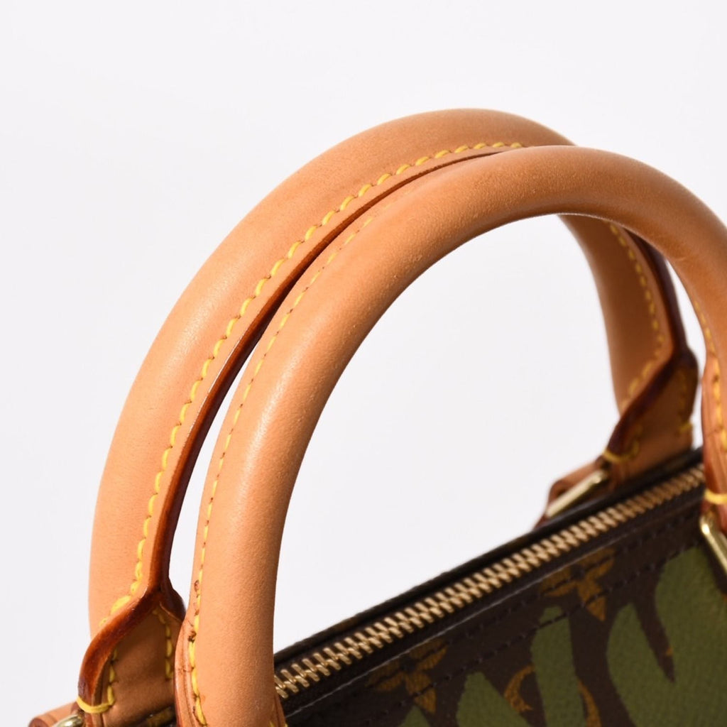 Louis Vuitton Handbag Speedy 30 Monogram Graffiti Khaki Gold — view 7