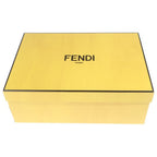 Fendi Zucca Pattern Mesh Lace Up Sneakers Brown — view 7