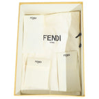 Fendi Zucca Pattern Mesh Lace Up Sneakers Brown — view 6